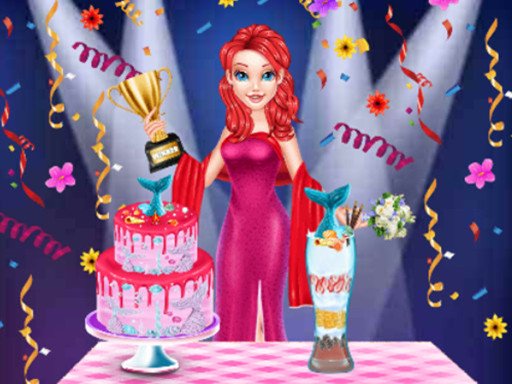 Play Mermaid Cake Cooking Design Online