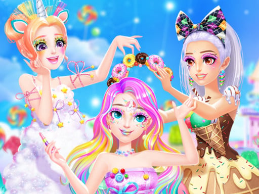 Play Princess Candy Makeup Online