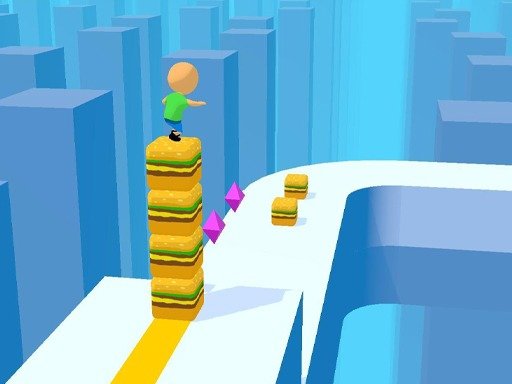 Play Cube Stack - Cube Surfer  Online