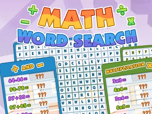 Play Math Word Search Online