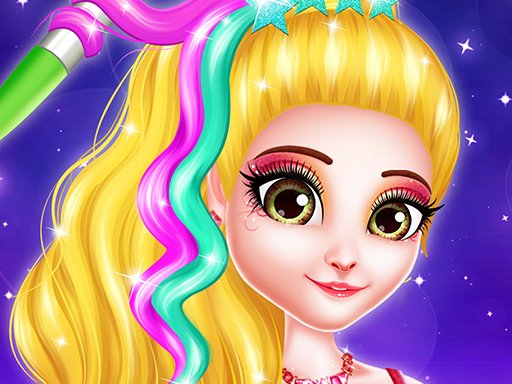 Play Hair Saloon Color by Number - Girls Fashion Games Online