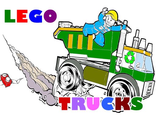 Play Lego Trucks Coloring Online