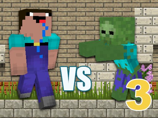 Play Minecraft Noob vs Zombies 3 Online