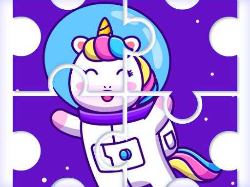 Play Cute Rainbow Unicorn Puzzles Online