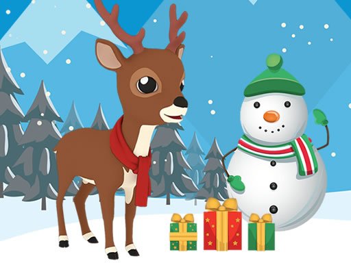 Play Christmas Deer Jigsaw Online