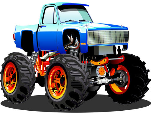Play Monster Truck Puzzle Online