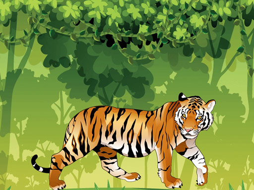Play Angry Tiger Coloring Online