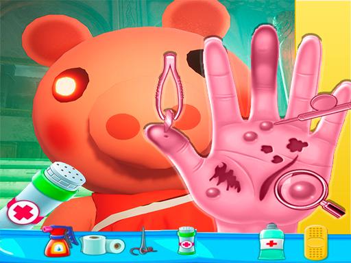 Play Piggy Hand Doctor Fun Games for Girls Online Online