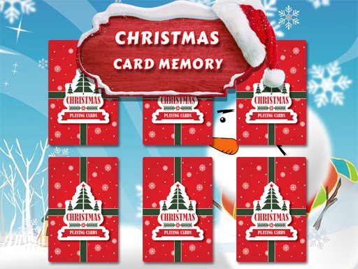 Play Christmas Card Memory Online