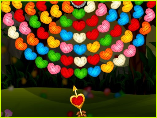 Play Valentines Bubble Wheel Online