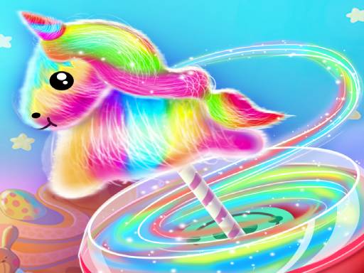 Play Unicorn Cotton Candy Maker Online