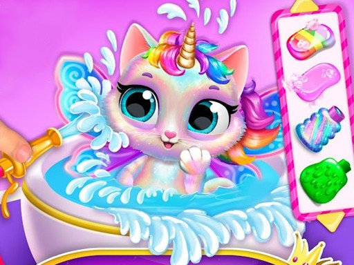 Play My Unicorn Cat Princess Caring Online