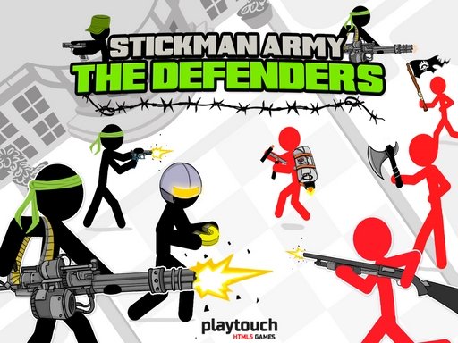 Play Stickman Army : The Defenders Online