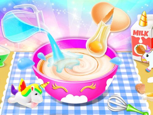 Play Little Princess Unicorn Cake Make Online