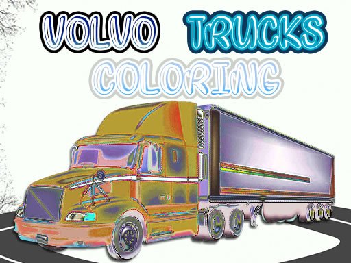 Play Volvo Trucks Coloring Online
