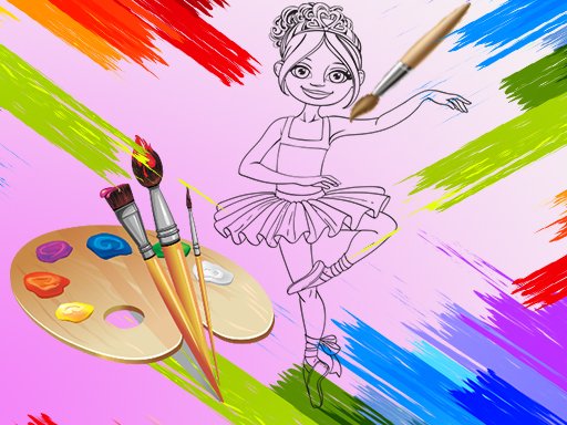 Play Little Ballerinas Coloring Online