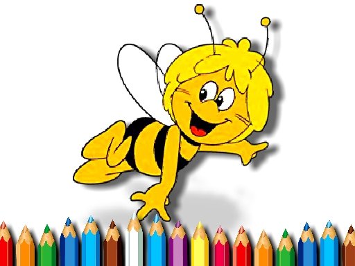 Play Maja the Bee Coloring Book Online