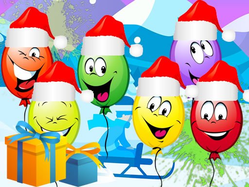 Play Christmas Balloons Bursting Online