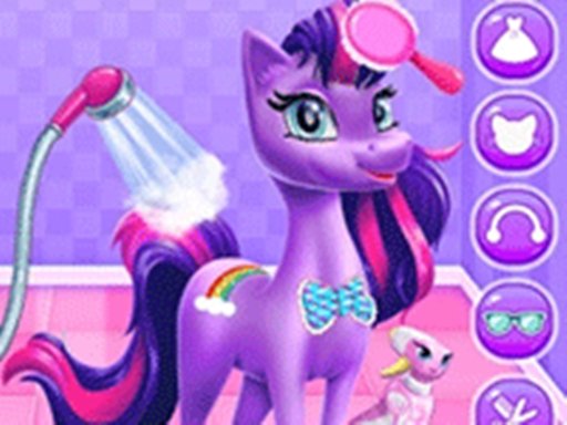 Play Magical Unicorn Grooming World - Pony Care Online