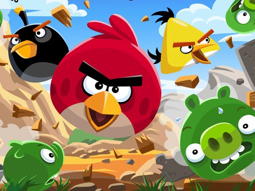 Play Angry Birds Mad Jumps Online