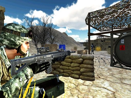 Play Modern Commando War : Counter Terrorist  Shoot 2k2 Online