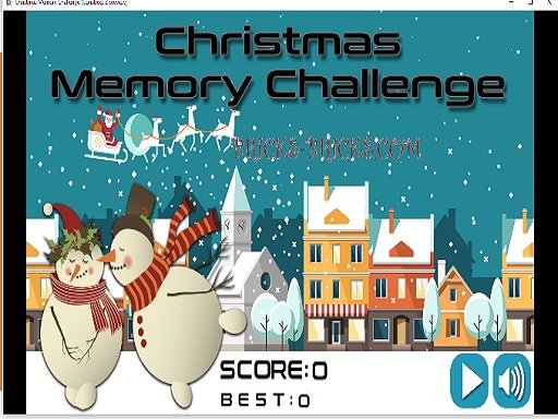 Play Christmas Memory Challenge Online