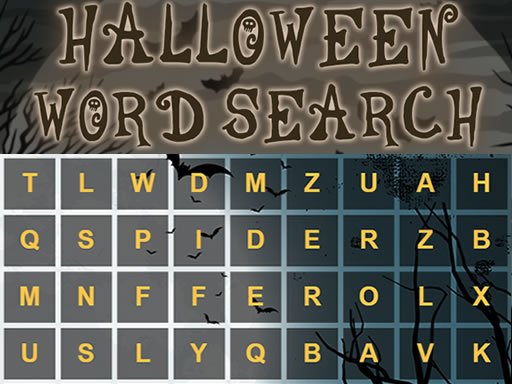 Play Halloween Word Search Online