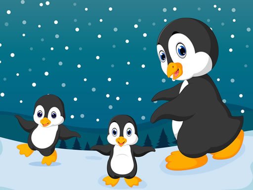 Play Winter Pinguins Memory Online