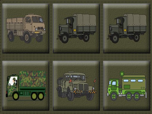 Play Army Trucks Memory Online