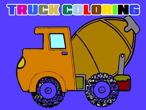 Play Trucks Coloring Book Online