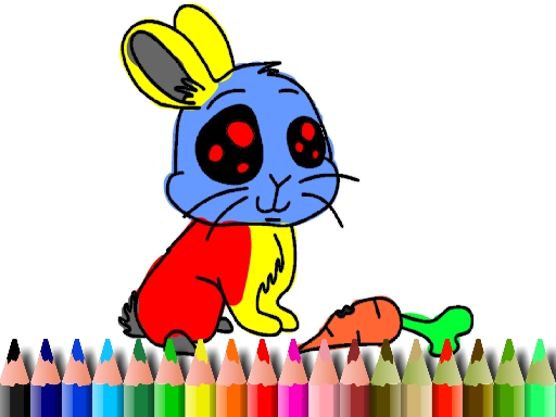 Play BTS Rabbit Coloring Book Online