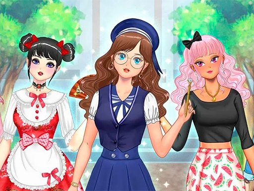 Play Kawaii High School Teacher Dress Up Online