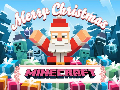 Play MineCraft Christmas Jigsaw  Puzzle Online