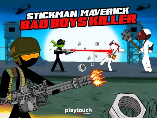 Play Stickman maverick : bad boys killer Online