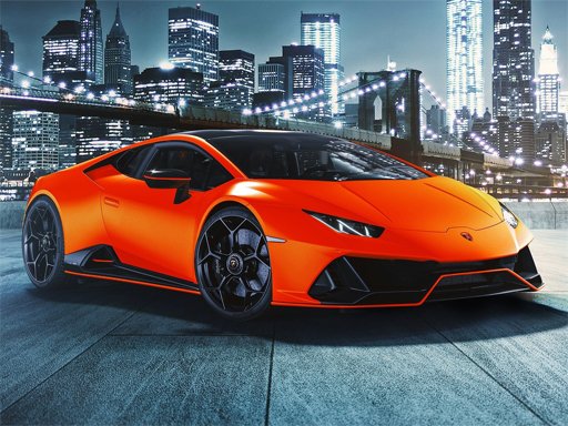 Play Lamborghini Luracan Evo Puzzle Online