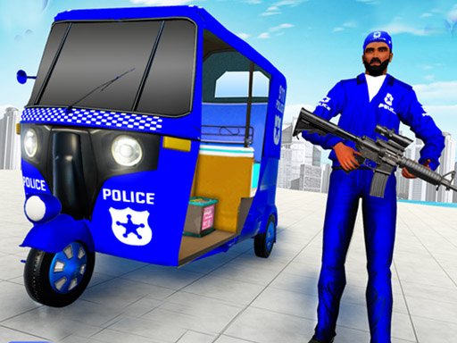 Play Police Auto Rickshaw Drive Online