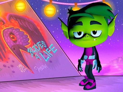 Play Super Beast Boy Titans Go Online