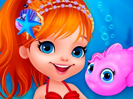 Play Cute Mermaid Dress Up Online