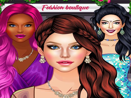 Glam Girl Fashion Shopping - Makeup and Dress-up