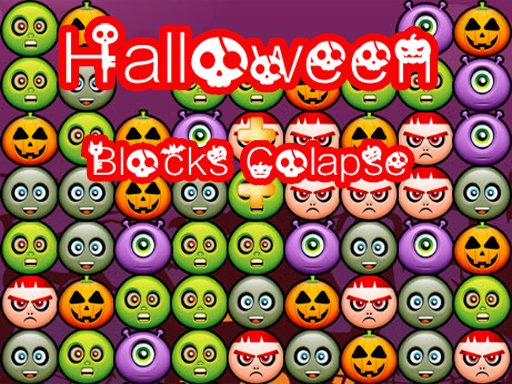 Play Halloween Block Collapse Delux Online