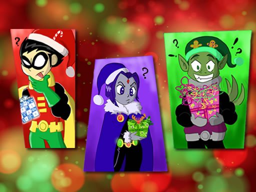 Play Teen Titans Christmas Stars Online