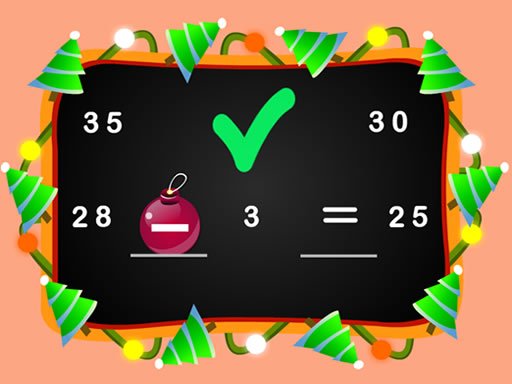 Play Xmas Math Online