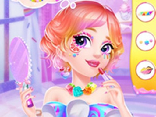 Play Princess Candy Makeup - Sweet Girls Makeover Online
