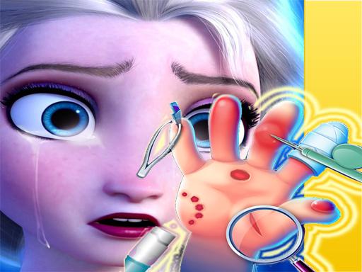 Play Elsa Hand Doctor - Fun Games for Girls Online Online