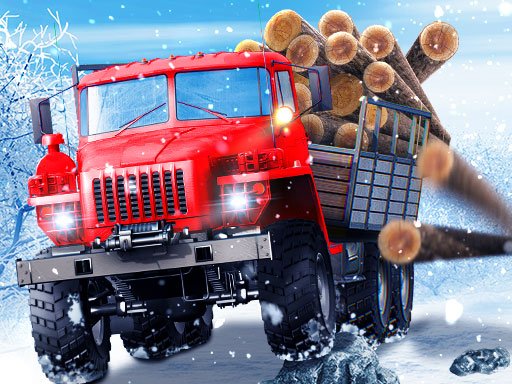 Play Truck Driver Snowy Roads Online