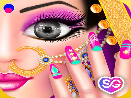 Play Gopi Doll - Fashion Nail Art Salon Online