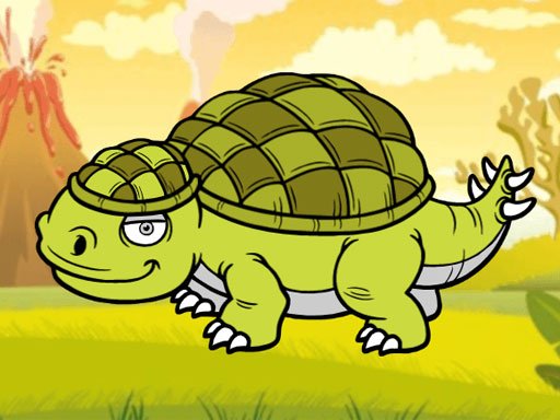 Play Ice Age Funny Dinosaurs Coloring  Online