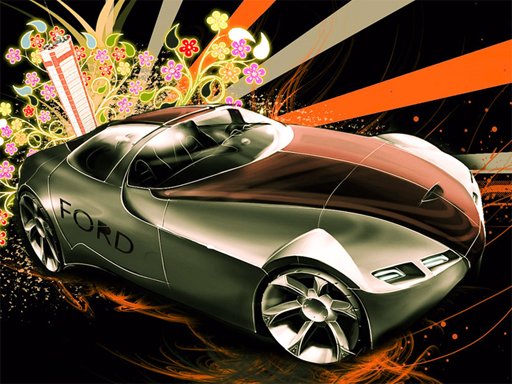 Play Cool Cars Jigsaw Puzzle 2 Online