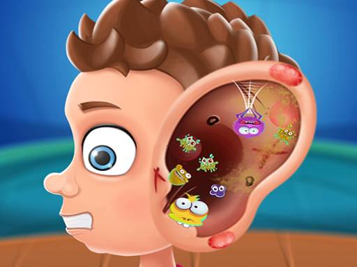 Play Ear doctor polyclinic - fun and free Hospital game Online