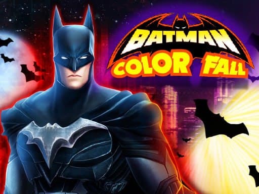 Play Batman Color Fall Puzzle Game Online